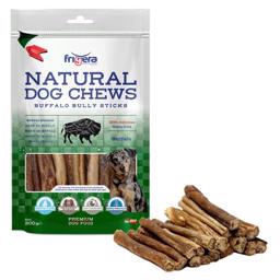 Frigera Natural Dog Chews Buffalo Bully Sticks Buffalo Sticks 200g